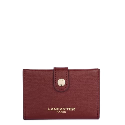 Lancaster | Sierra PM Kartenhalter aus Rindsleder, genarbt, Bordeauxrot von Lancaster