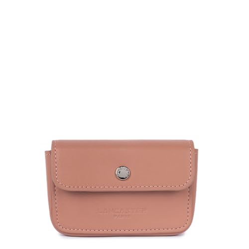 Lancaster | Soft PM – Kartenetui aus Rindsleder, volle Blume, Aschrosa von Lancaster