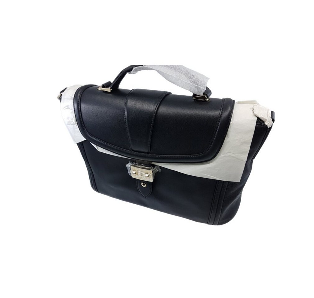 Lancel Schultertasche Lederhandtasche Schwarz von Lancel