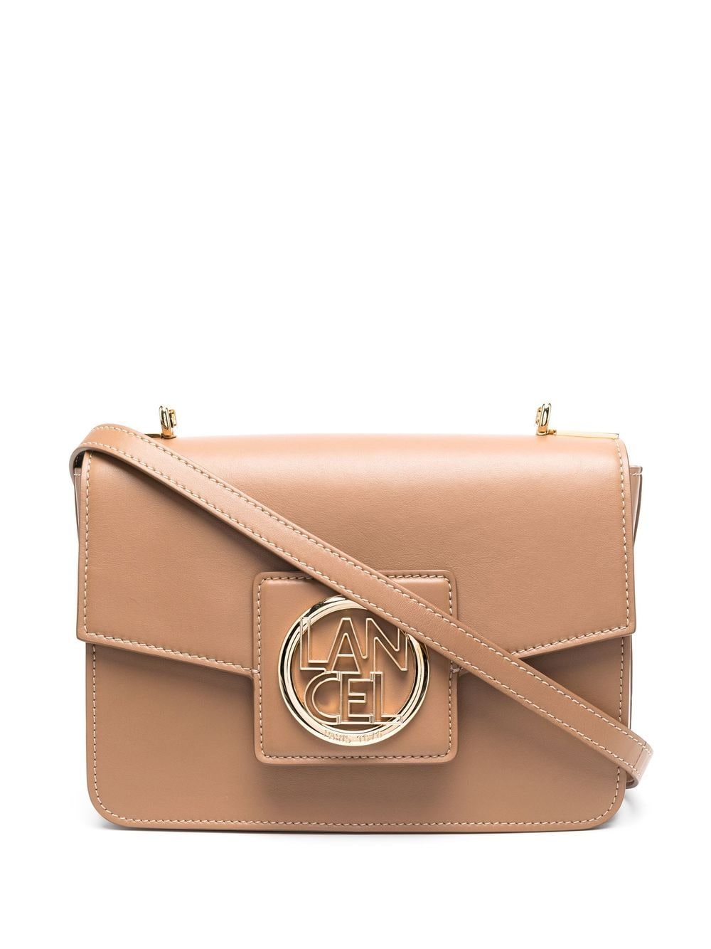 Lancel Schultertasche mit Logo-Schild - Nude von Lancel