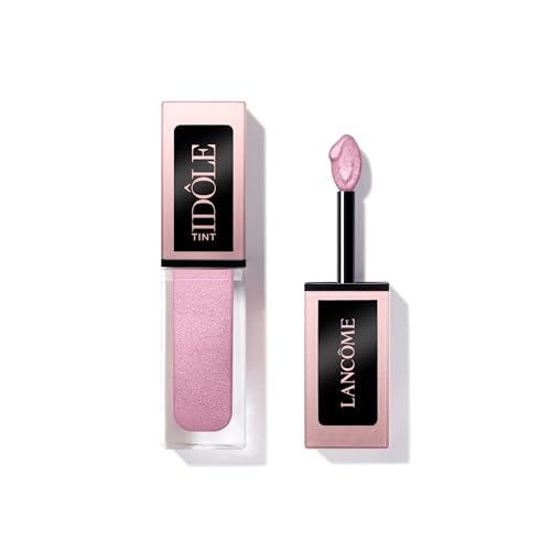 Lancôme Idôle Tint 10 Lavender Latte, flüssiger Lidschatten, langanhaltendes Augen-Make-up mit schimmerndem Finish, mit Applikatorschwämmchen, Lidschatten in Lila, 7ml von Lancôme