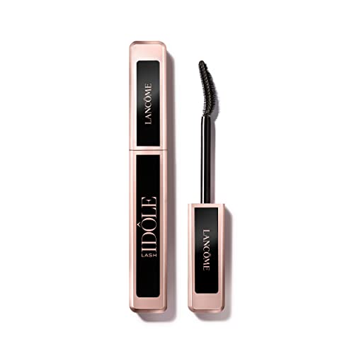 Lancôme Lash Idôle Mascara 01 Schwarz, Volumen-Wimperntusche für schwungvolle, aufgefächerte Wimpern, nicht klumpende Mascara, Intensives Schwarz, 8ml von Lancôme