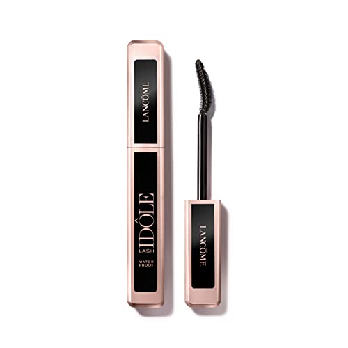 Lancôme Lash Idôle Waterproof Mascara Glossy Black, Volumen-Wimperntusche für schwungvolle, aufgefächerte Wimpern, wasserfeste Formel, Mascara in intensivem Schwarz, 8ml von Lancôme