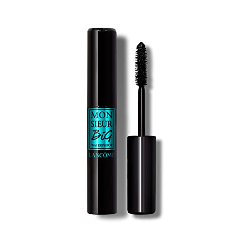 Lancôme Monsieur Big Mascara Waterproof 01 Schwarz, wasserfeste Wimperntusche für bis zu 12x mehr Volumen, langanhaltende Formel für bis zu 24 Stunden Halt, intensives Schwarz, 10ml von Lancôme