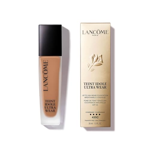 Lancôme Teint Idole Ultra Wear 435C, feuchtigkeitsspendende Full Coverage-Foundation in Beige mit natürlich mattem Finish, bis zu 24 Stunden Halt, geeignet für alle Hauttypen, 30ml von Lancôme