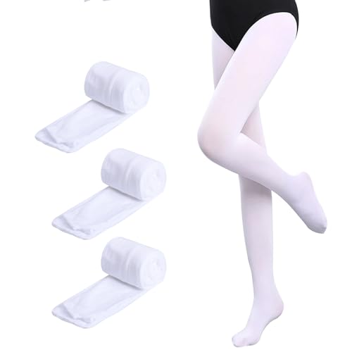 Lancry 3 Paar 80D Ballettstrumpfhose mit Fuß Elastische Strumpfhose Mädchen von Lancry