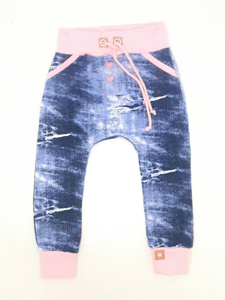 Land-Juwelen Jerseyhose JEANSLOOK ROSA schmale Hose von Land-Juwelen