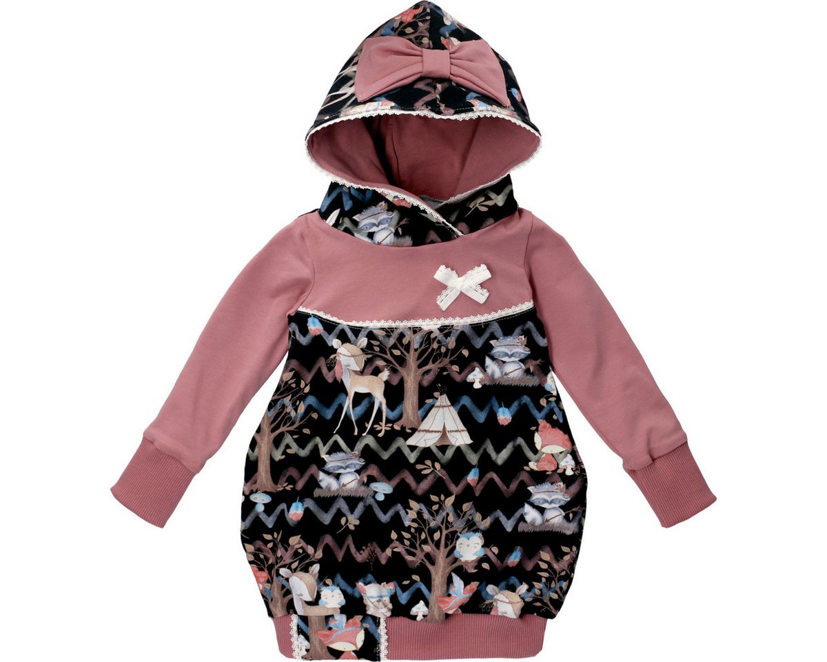 Land-Juwelen Jerseykleid Handmade Waldtiere Mädchen (1-tlg) Bekleidung, Outfit, Dress, Robe, Sommerkleid von Land-Juwelen