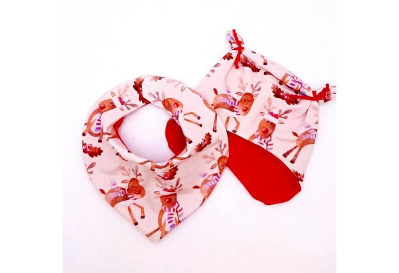 Land-Juwelen Mütze & Schal ELCHE WEIHNACHTEN Mütze & Tuch von Land-Juwelen