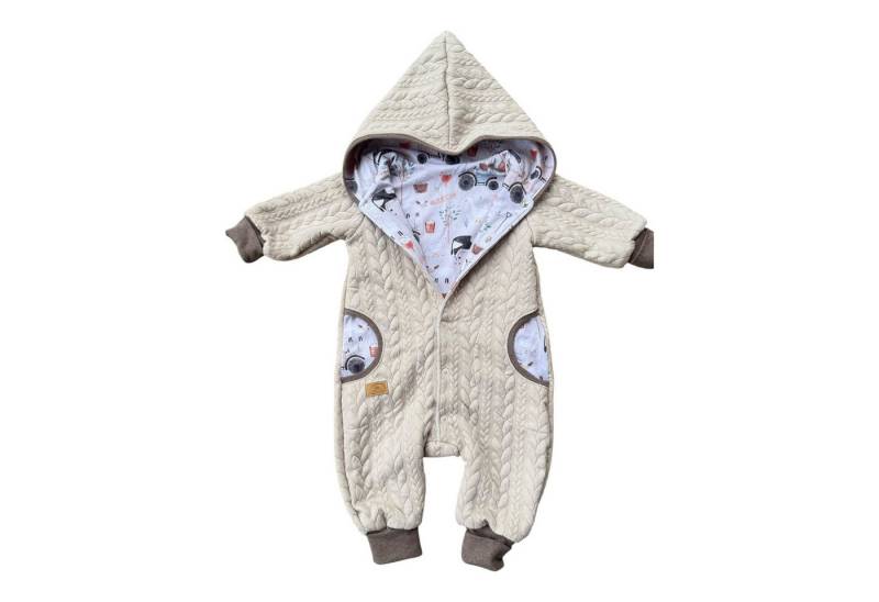 Land-Juwelen Overall Baby Overall Bauernhof Cremeweiß von Land-Juwelen