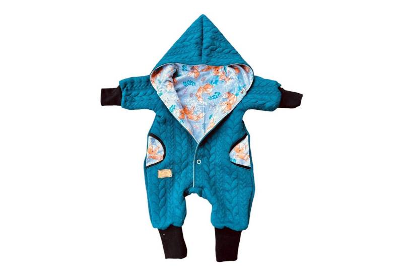 Land-Juwelen Overall Overall Fuchs petrol Zopfstrick von Land-Juwelen