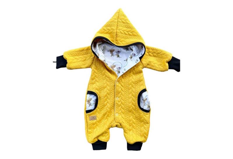 Land-Juwelen Overall Overall Zopfstrick Bademeusel gelb von Land-Juwelen