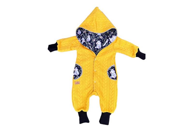 Land-Juwelen Overall Strickoverall Nilpferd navy / gelb von Land-Juwelen