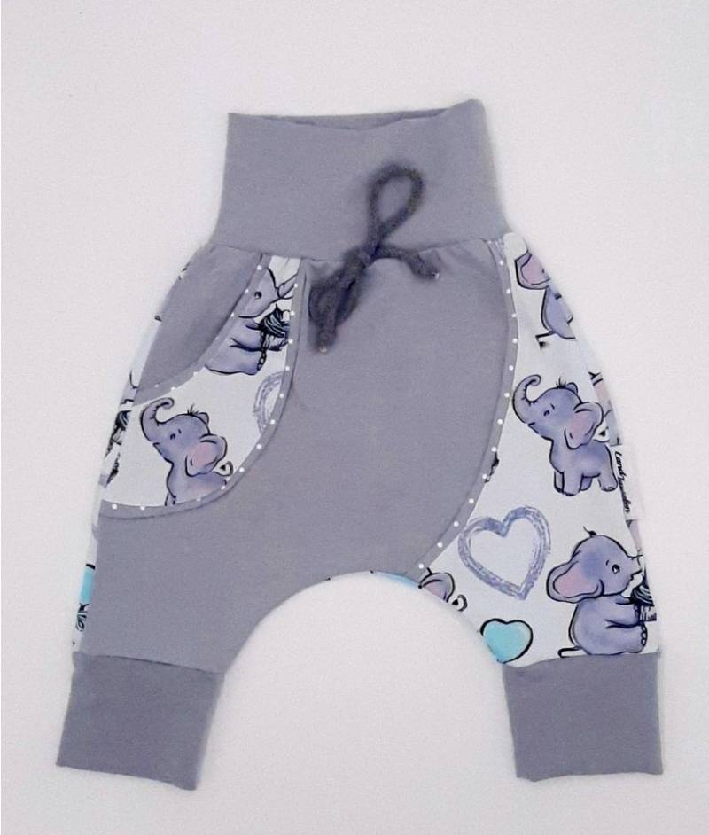Land-Juwelen Pumphose ELEFANT WEISS GRAU Pumphose von Land-Juwelen