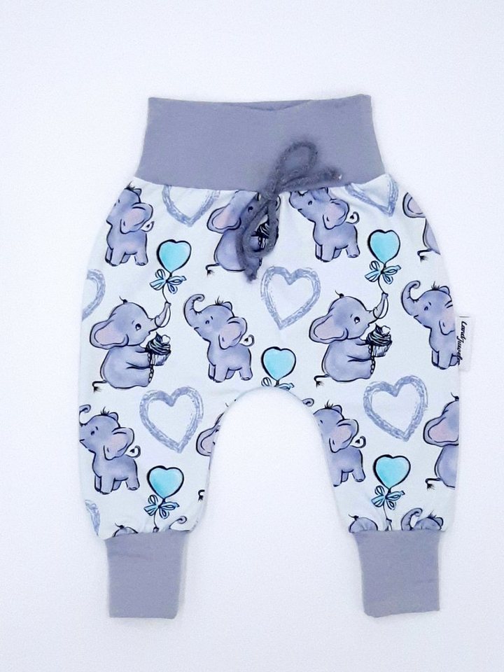 Land-Juwelen Pumphose ELEFANT WEIß GRAU Pumphose von Land-Juwelen