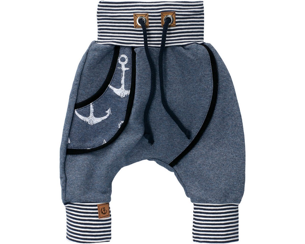 Land-Juwelen Stoffhose Handmade Anker Unisex Kinder (1-tlg) Stoffhose, Jogginghose, Jogger, Sporthose, Chino von Land-Juwelen