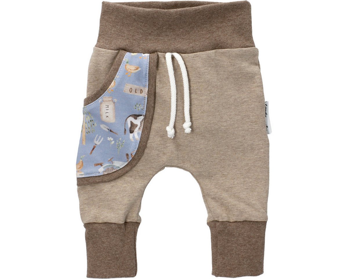 Land-Juwelen Stoffhose Handmade Bauernhof Unisex Kinder (1-tlg) Stoffhose, Jogginghose, Jogger, Sporthose, Chino von Land-Juwelen