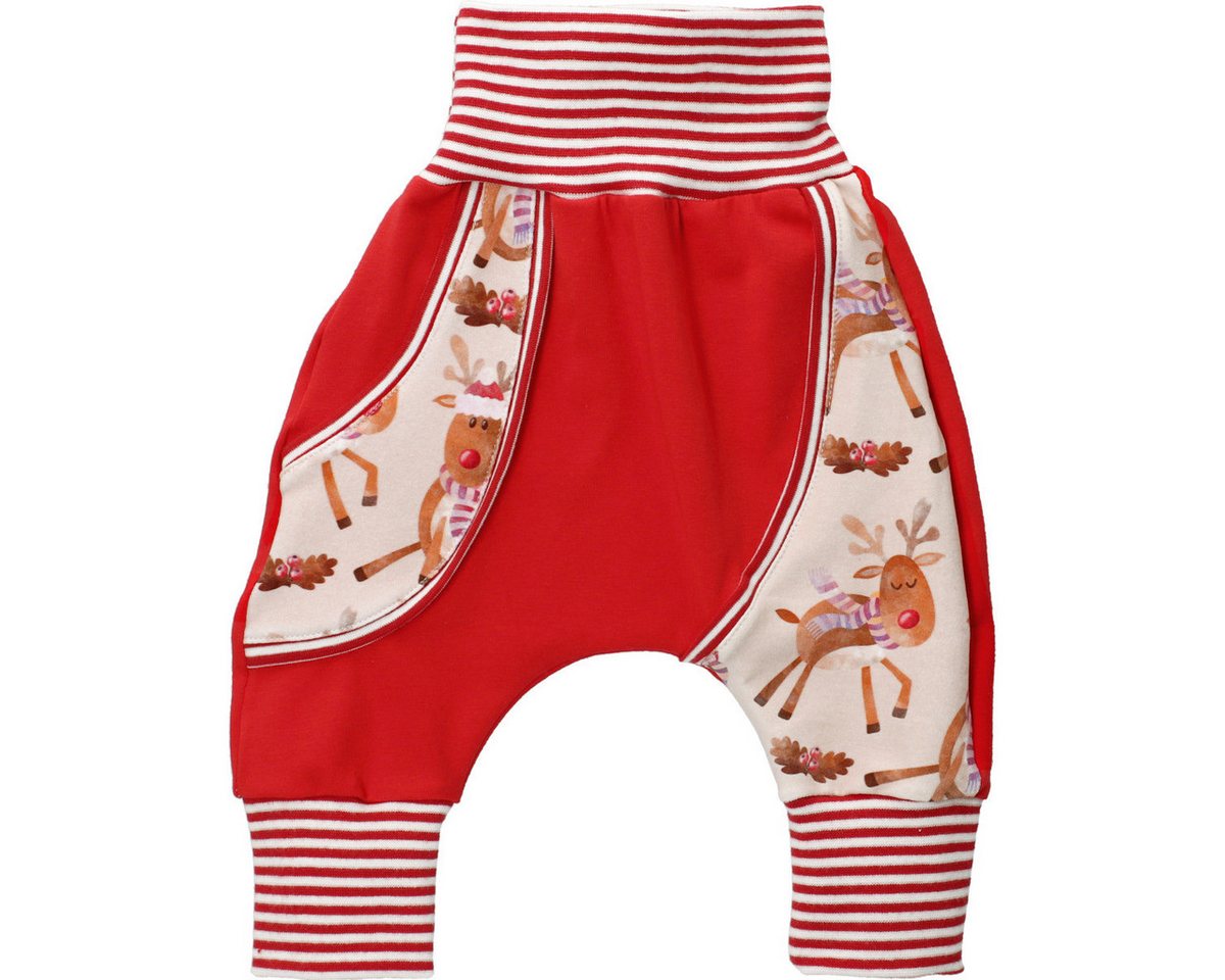 Land-Juwelen Stoffhose Handmade Rentier Unisex Kinder (1-tlg) Stoffhose, Jogginghose, Jogger, Sporthose, Chino von Land-Juwelen