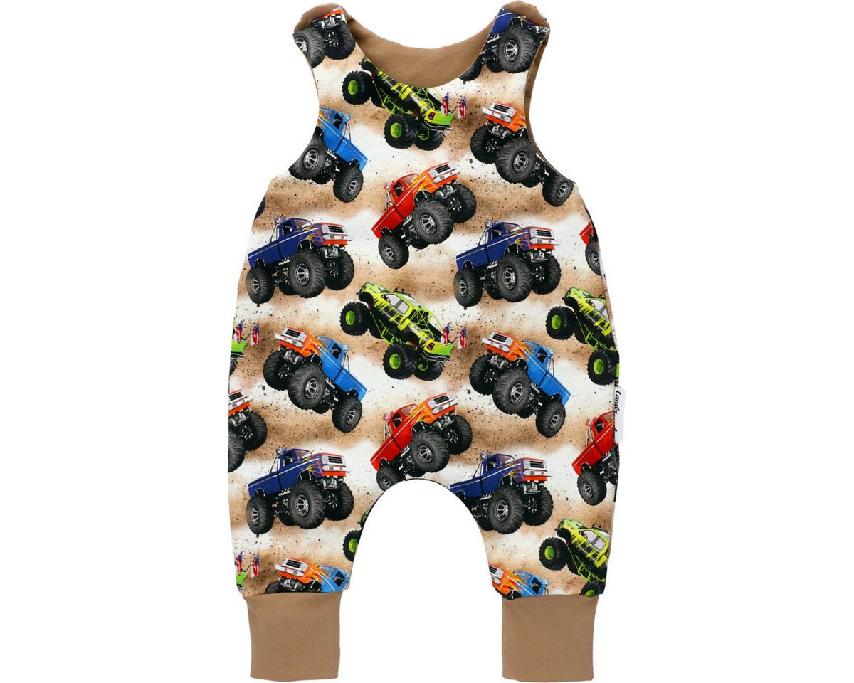 Land-Juwelen Strampler Handmade Auto Jungen Einteiler, Overall, Babyanzug, Babyoverall, Babyanzug von Land-Juwelen