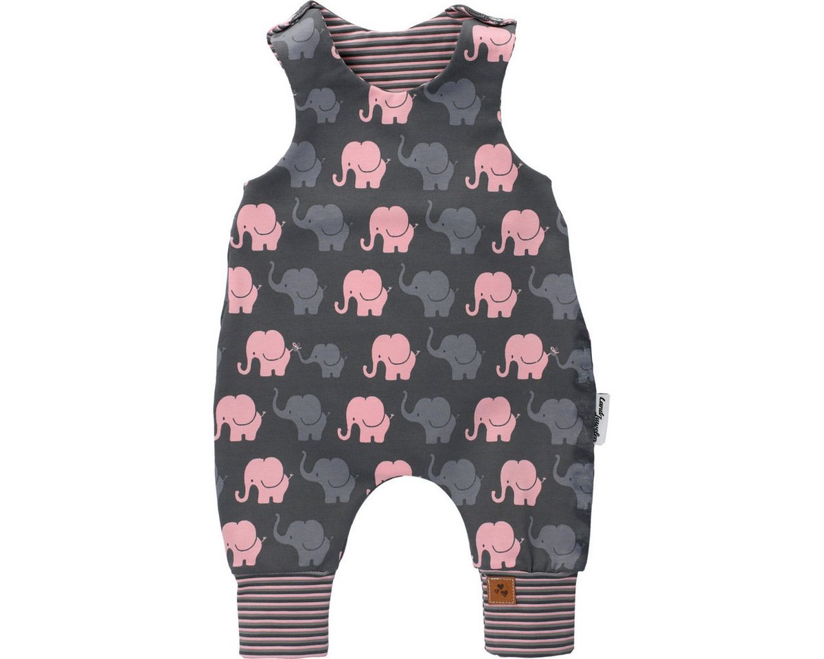 Land-Juwelen Strampler Handmade Elefant Mädchen Einteiler, Overall, Babyanzug, Babyoverall, Babyanzug von Land-Juwelen