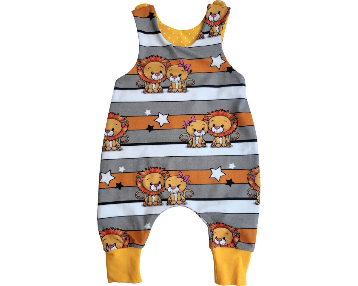 Land-Juwelen Strampler Handmade Löwe Unisex Kinder Einteiler, Overall, Babyanzug, Babyoverall, Babyanzug von Land-Juwelen