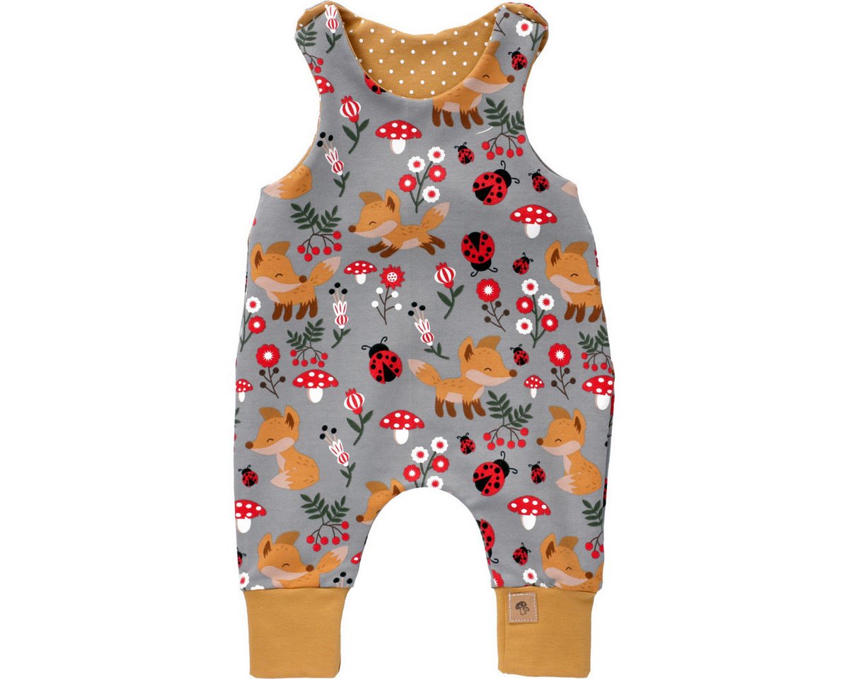 Land-Juwelen Strampler Handmade Waldtiere Unisex Kinder Einteiler, Overall, Babyanzug, Babyoverall, Babyanzug von Land-Juwelen