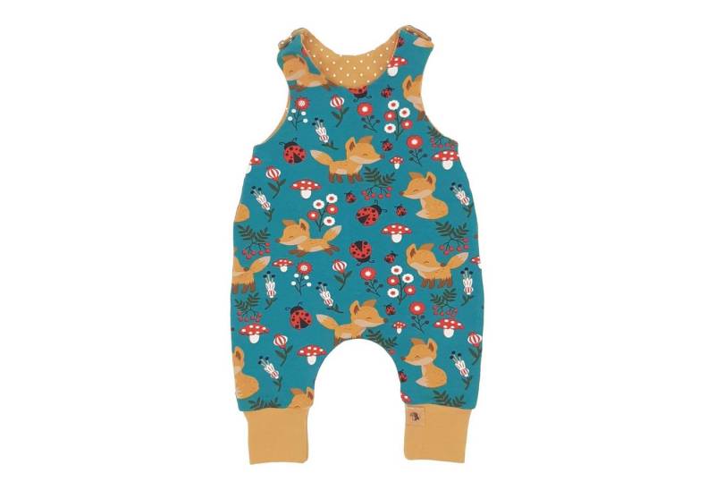 Land-Juwelen Strampler Strampler WALDTIERE PETROL von Land-Juwelen