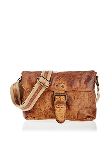 LandLeder Rugged-Hide natural - Casualbag -JANTJEL- Umhängetasche Unisex von LandLeder