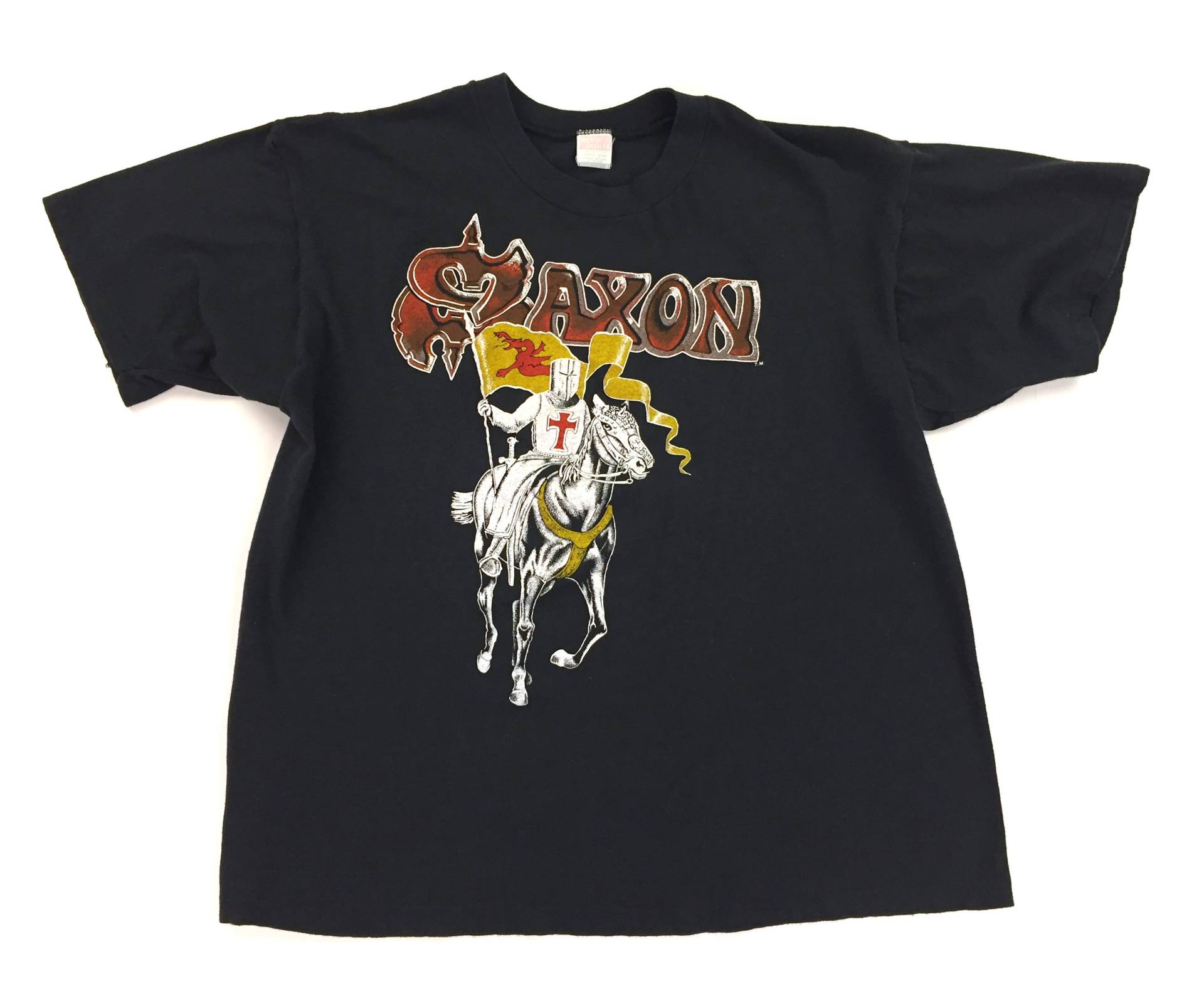 Vintage 80Er Jahre Saxon Crusader 1984 Konzert T-Shirt Mit Tourdaten Vintage 80Er Jahre Saxon Crusader 1984 Konzert T-Shirt Mit Tourdaten von LandOfTheLoud
