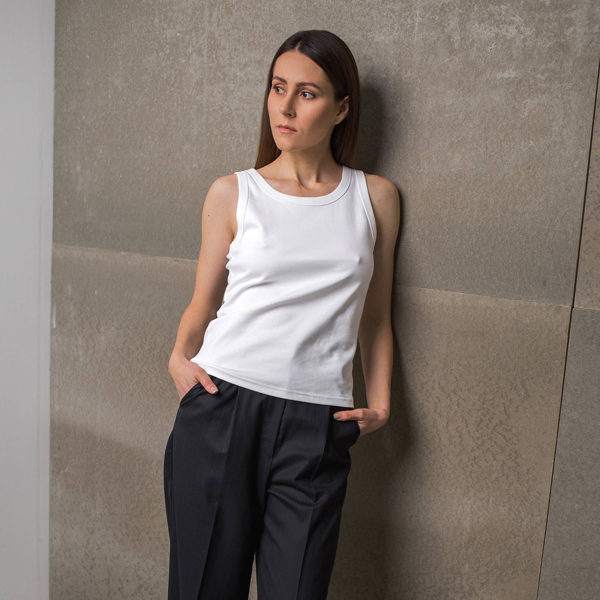 Weißes Tank Top Weißes Tank Top von LandemOfficial