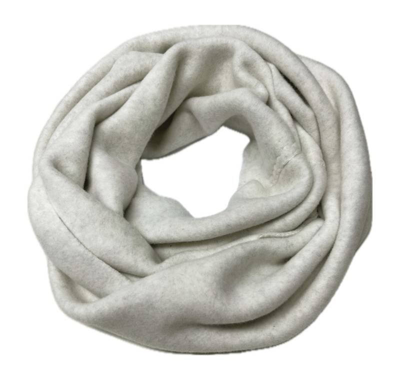 Landhuis Handmade - Loop Schal Aus Bio-Baumwollfleece in Wollweiß Melange Winter-Schlauchschal Kuschelig, Nachhaltig & Offen Verarbeitet Landhuis Handmade - Loop Schal Aus Bio-Baumwollfleece in Wollweiß Melange Winter-Schlauchschal Kuschelig, Nachhaltig & Offen Verarbeitet von LandhuisDe