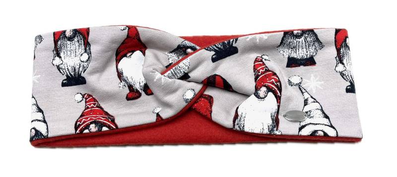 Landhuis Handmade - Warm Gefüttertes Wichtel-stirnband Winter Headband Elastisch Und Kuschelig Jersey & Sweat Damen Weihnachten von LandhuisDe