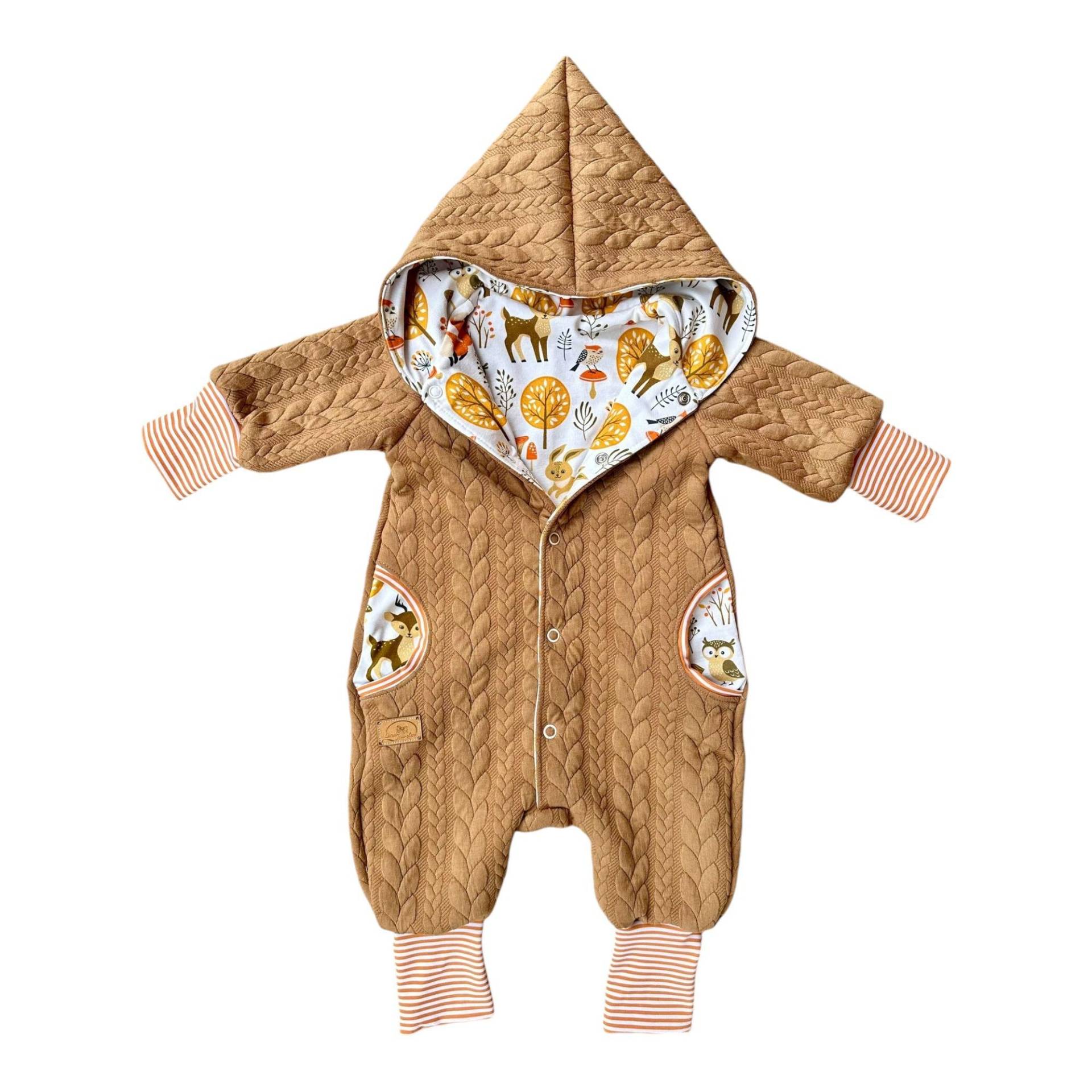 Baby Overall Waldtiere Caramel von Landjuwel