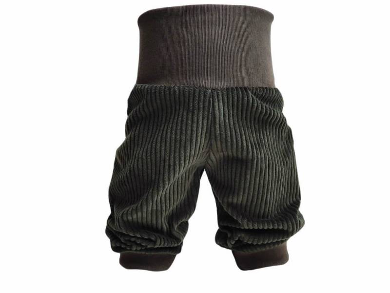 Pumphose Baby Kind Breitcord Dunkelgrün Gr. 68 - 134 von LandkinderLaden
