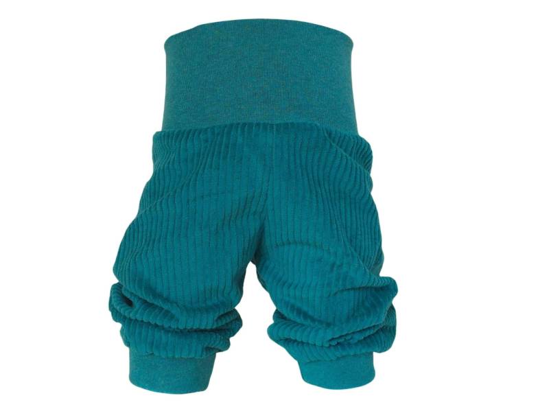 Pumphose Baby Kind Breitcord Hellpetrol Gr. 68 - 122 von LandkinderLaden