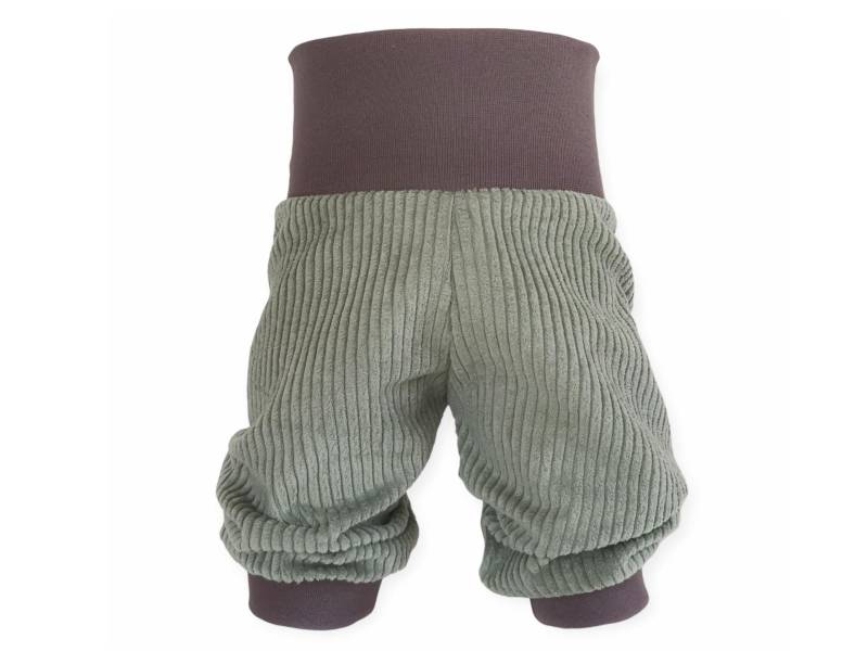 Pumphose Baby Kind Breitcord Salbei Gr. 68 - 122 von LandkinderLaden