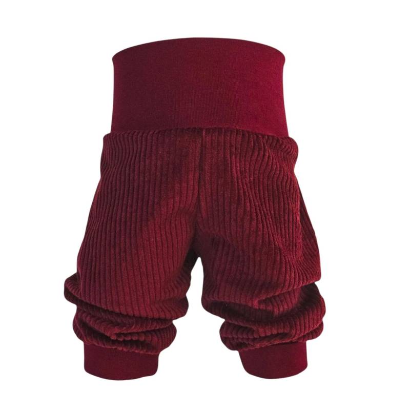 Pumphose Baby Kind Breitcord Weinrot Gr. 68 - 122 von LandkinderLaden