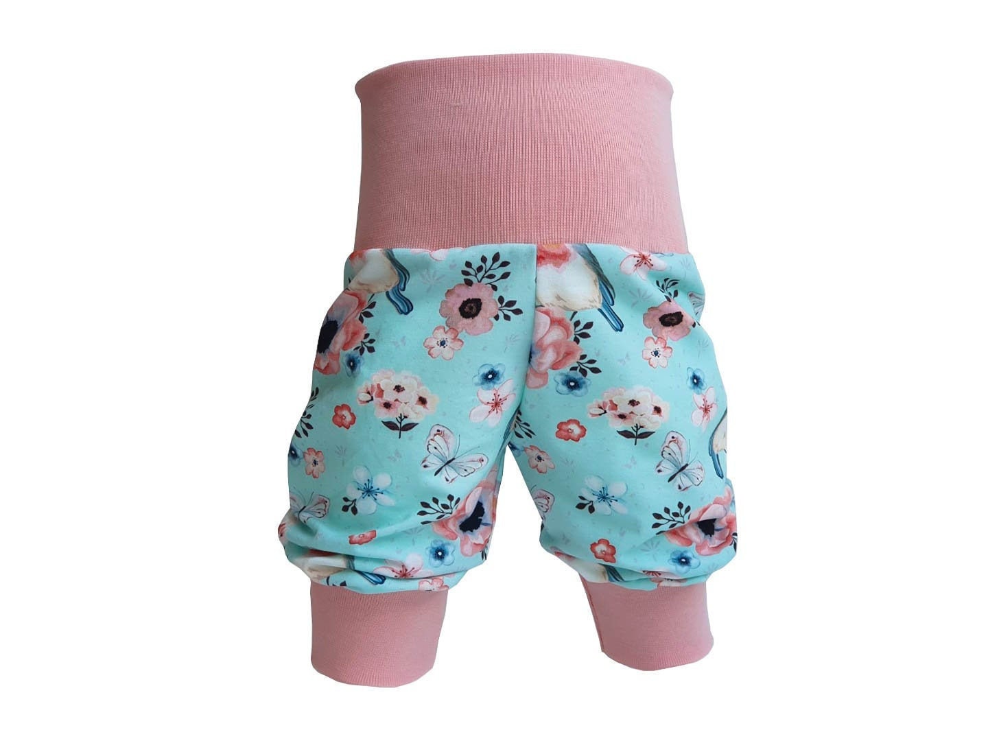 Pumphose Baby Kind Rotkehlchen Mint Gr. 56 - 122 von LandkinderLaden