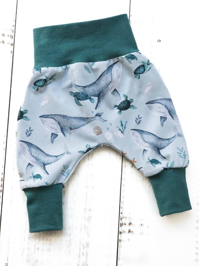 Pumphose Babyhose Hose Baby Kind Unter Wasser Mint Gr. 56 - 104 von LandkinderLaden