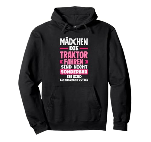 Mädchen Die Traktor Fahren Sind Geschenk Gottes Pullover Hoodie Mädchen Die Traktor Fahren Sind Geschenk Gottes Pullover Hoodie von Landleben Humor Traktor Fans Geschenke