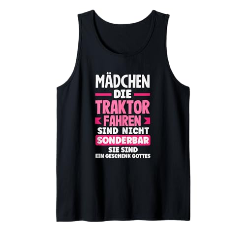 Mädchen Die Traktor Fahren Sind Geschenk Gottes Tank Top Mädchen Die Traktor Fahren Sind Geschenk Gottes Tank Top von Landleben Humor Traktor Fans Geschenke