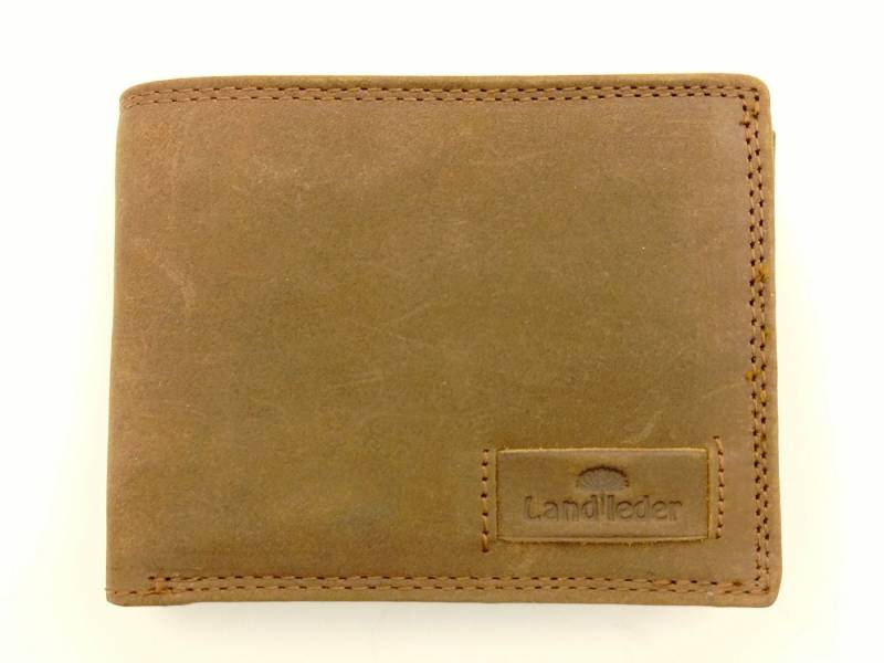 Landleder Geldbörse Landleder Lederbörse Querformat im Vintage Look – Hosentaschenbörse von Landleder