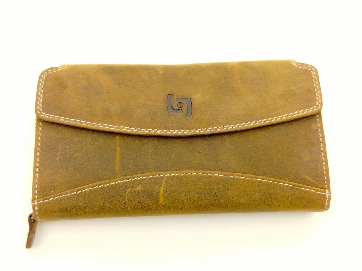 Landleder Geldbörse SN Landleder RV-Langbörse / OLD-SCHOOL- (25)-vintage-brown von Landleder