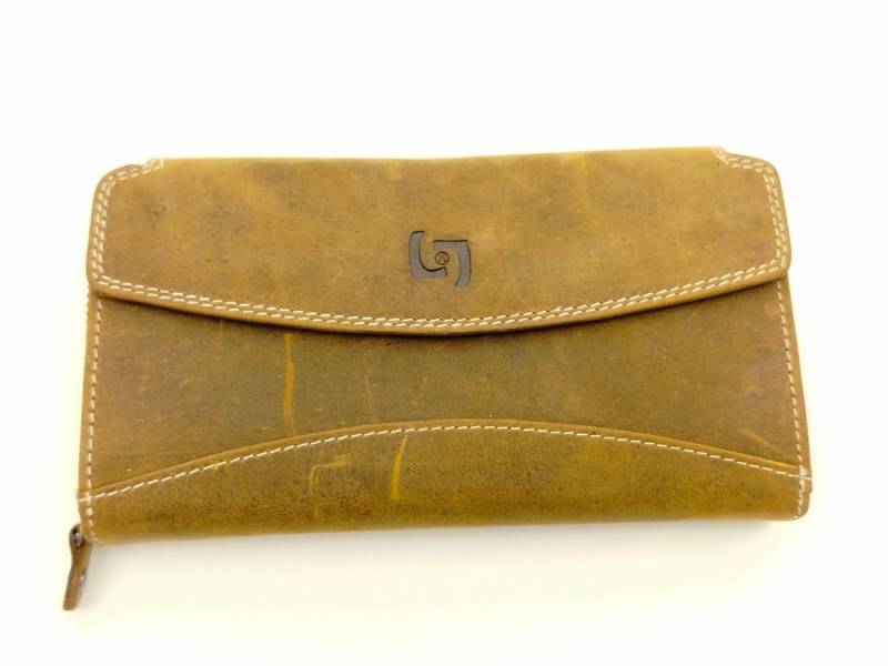 Landleder Geldbörse SN Landleder RV-Langbörse / OLD-SCHOOL- (25)-vintage-brown von Landleder