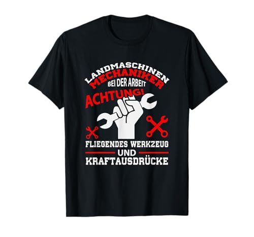 Landmaschinenmechaniker Sprüche Bauer Geschenk für Herren T-Shirt Landmaschinenmechaniker Sprüche Bauer Geschenk für Herren T-Shirt von Landmaschinen Beruf lustiger Spruch Geschenkidee