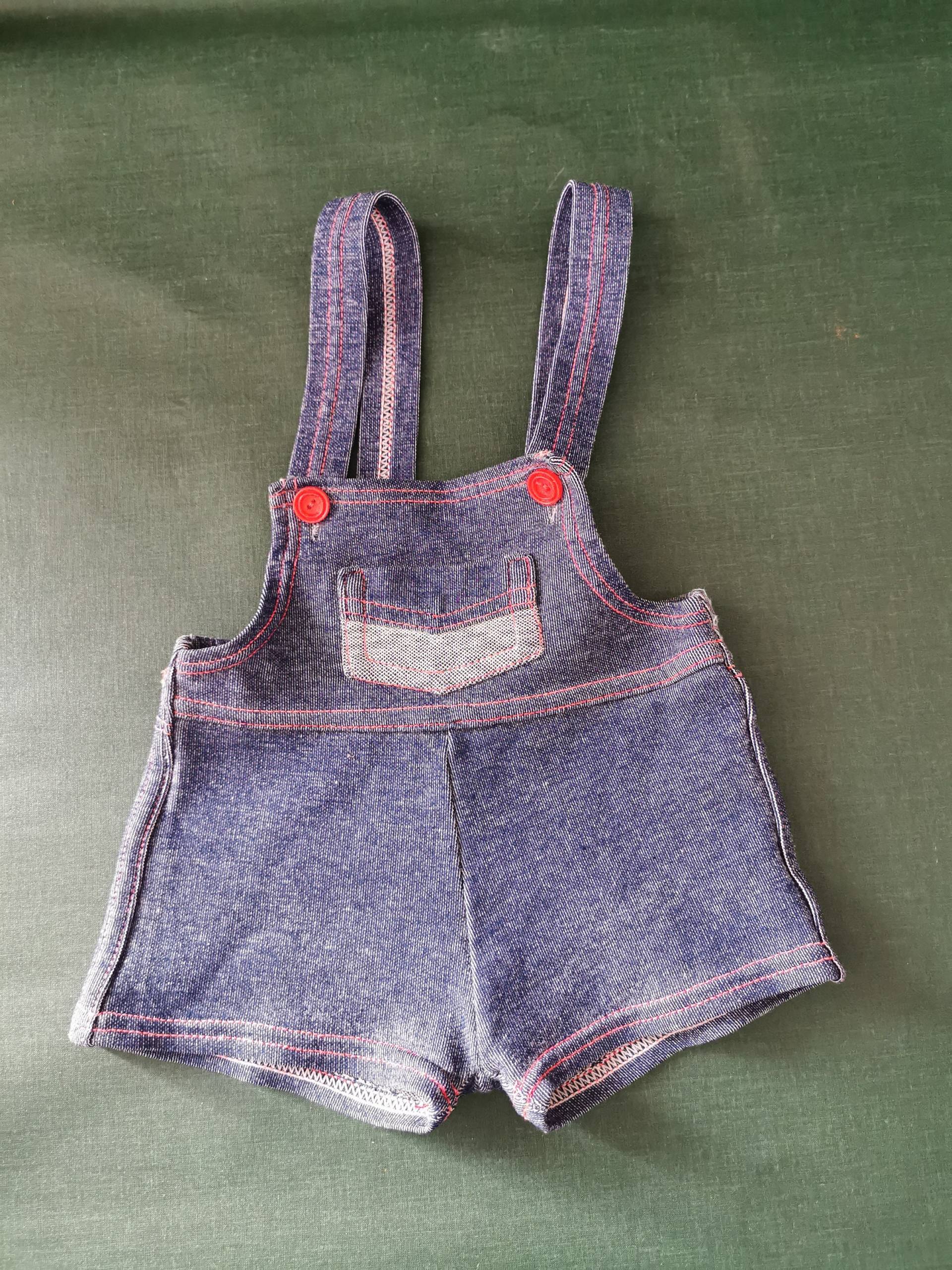 70Er Jahre Kinderhose 92 Latzhose Trägerhose Jeansoptik Retro von Landmum