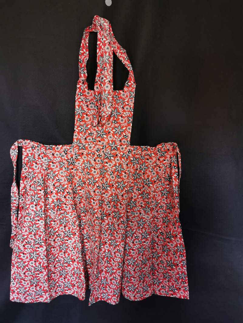 Küchenschürze Baumwollschürze Schürze Vintage 70Er Jahre Halbschürze Top Zustand von Landmum