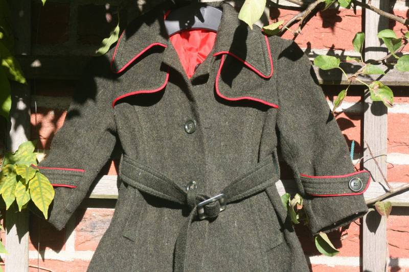 Luxux Wolle/Mohair Mantel 92/98 Vintage 70Er Jahre von Landmum