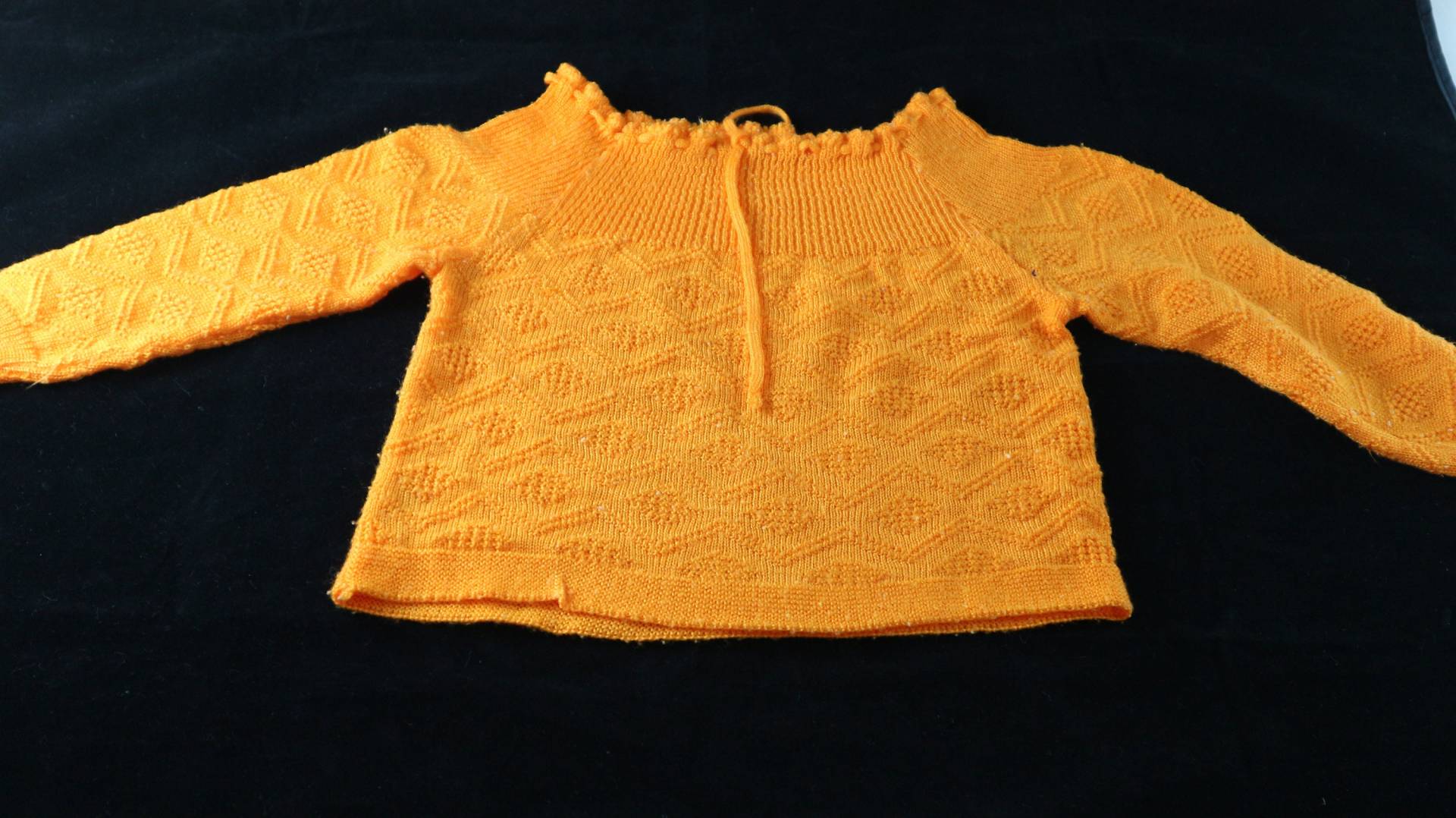Vintage Babypulli Pullover 70Er Jahre 74 Pulli Orange von Landmum