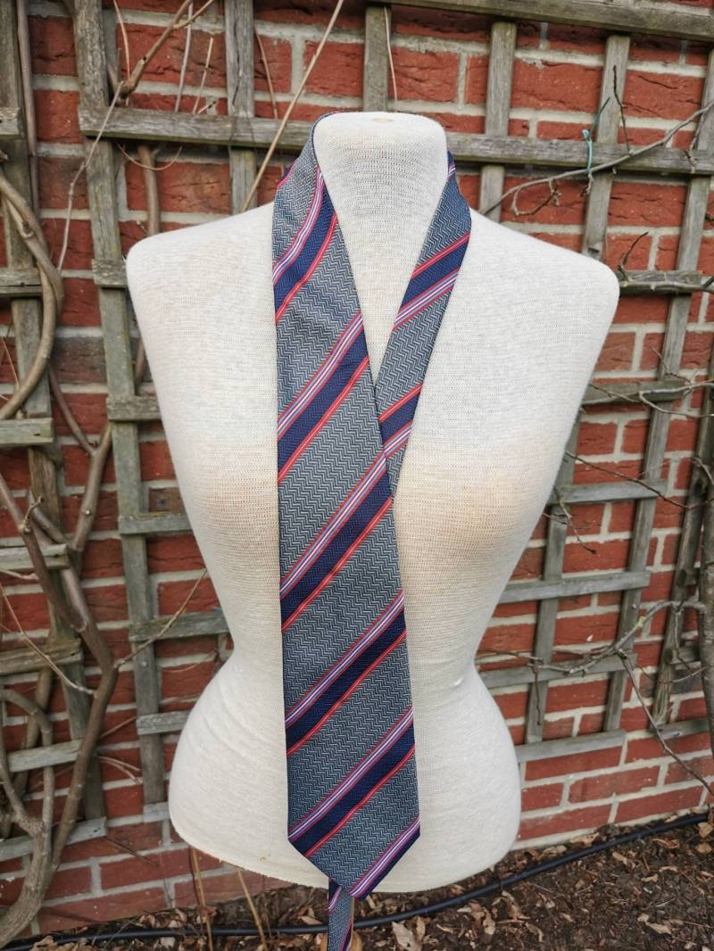 Vintage Krawatte 70Er Jahre Trevira Retro Style Design von Landmum